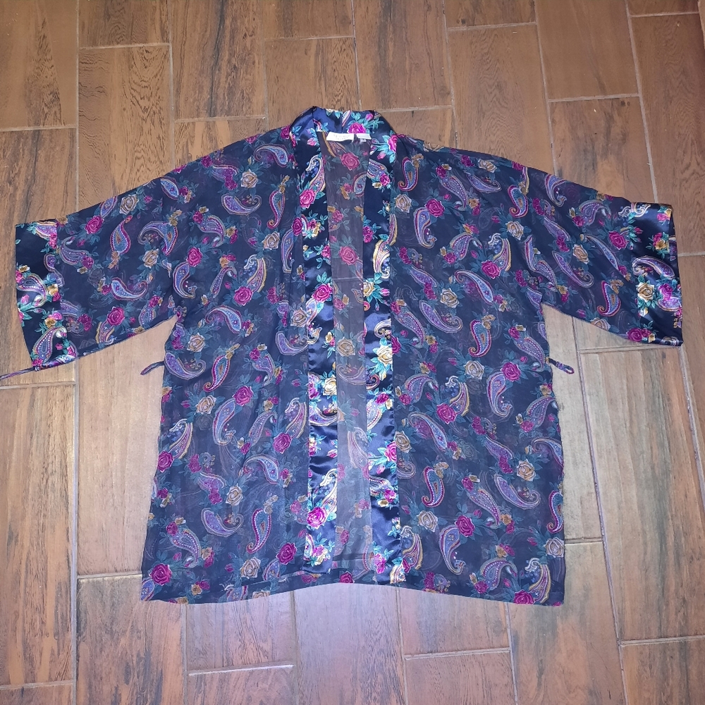 Gold Label Victoria's Secret Chiffon See-through Robe